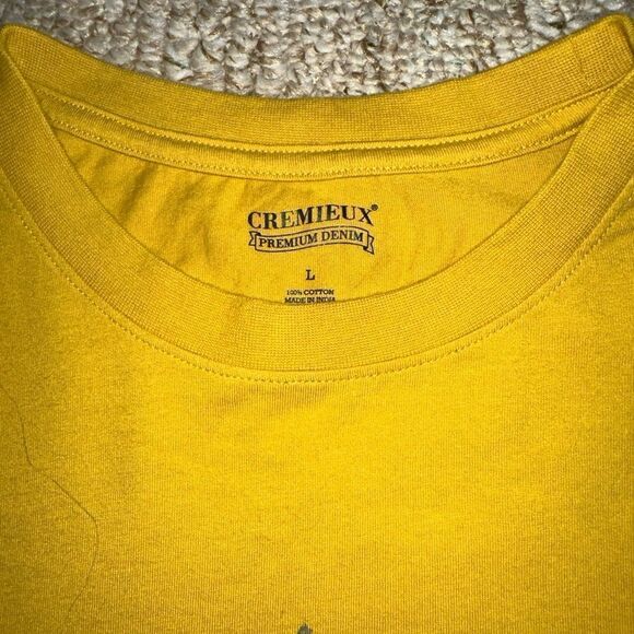 Mens Cremieux Premium Denim Tshirt Large - Picture 3 of 3